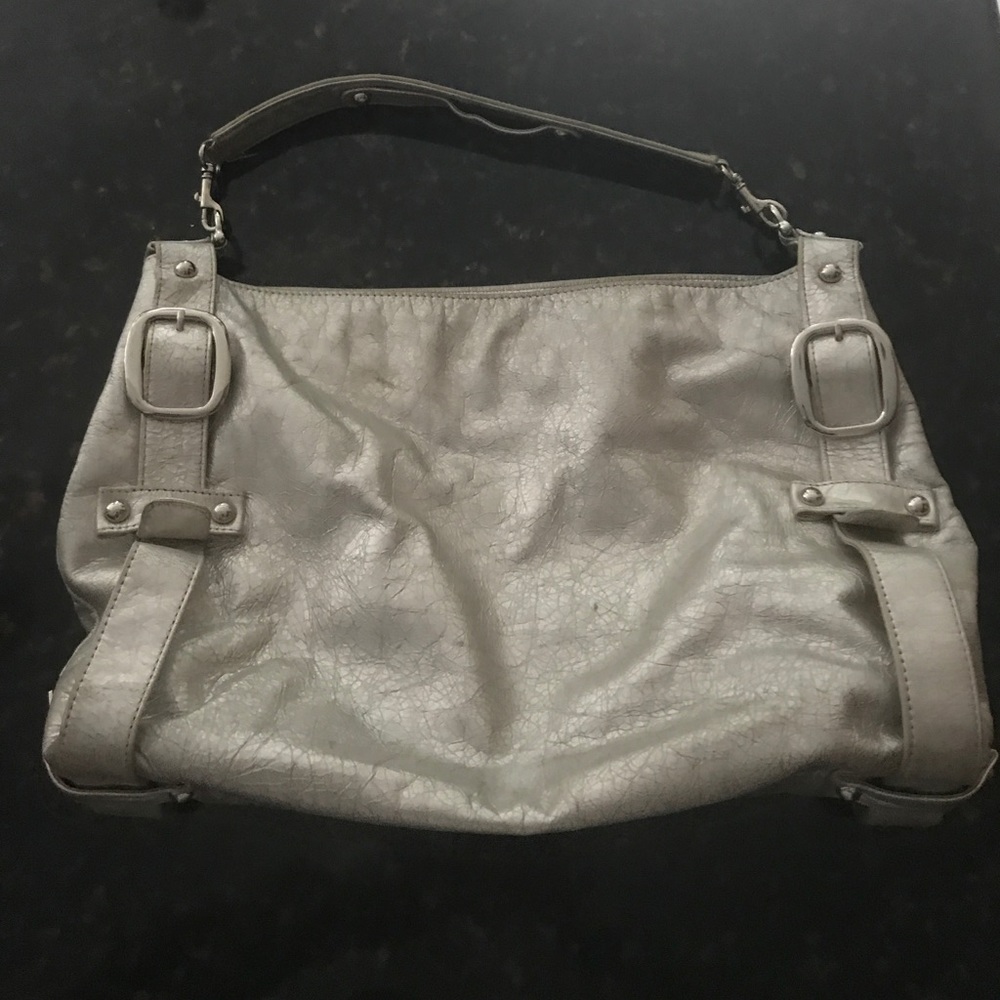 Kooba Metallic Silver Bag